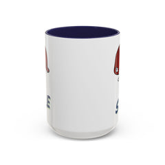 Sip in Style Accent Coffee Mug - Fun & Unique Ceramic Mug for Drink Lovers