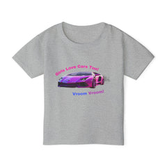 Girls Love Cars Toddler T-Shirt