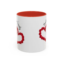 Heart of Our Family Accent Coffee Mug