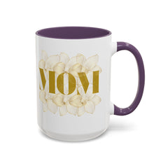 Elegant MOM Accent Coffee Mug - Perfect Gift for Mother's Day