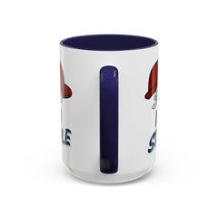 Sip in Style Accent Coffee Mug - Fun & Unique Ceramic Mug for Drink Lovers