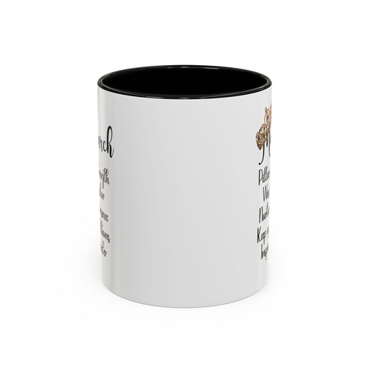 Matriarch Accent Coffee Mug - 11oz & 15oz - Inspirational Gift for Mother's Day, Birthdays, or Special Occasions