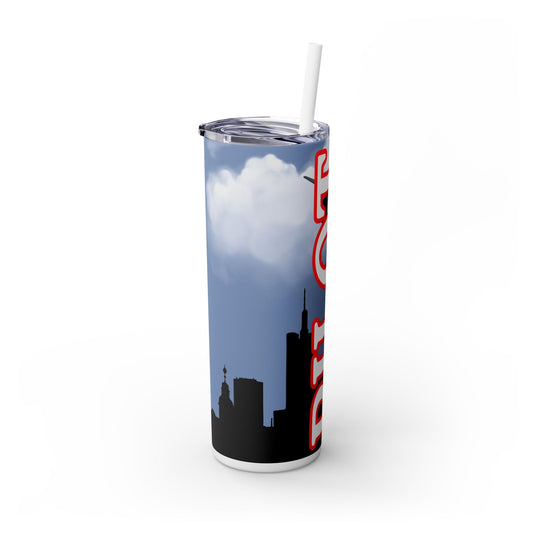 Skinny Tumbler with Straw, 20oz