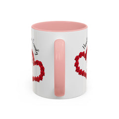 Heart of Our Family Accent Coffee Mug