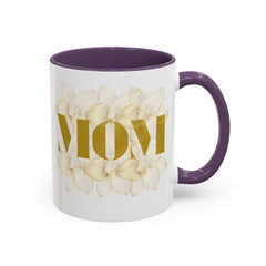 Elegant MOM Accent Coffee Mug - Perfect Gift for Mother's Day