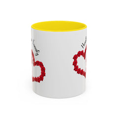 Heart of Our Family Accent Coffee Mug