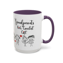Grandparents' Gift Coffee Mug - Kids' Greatest Love Design