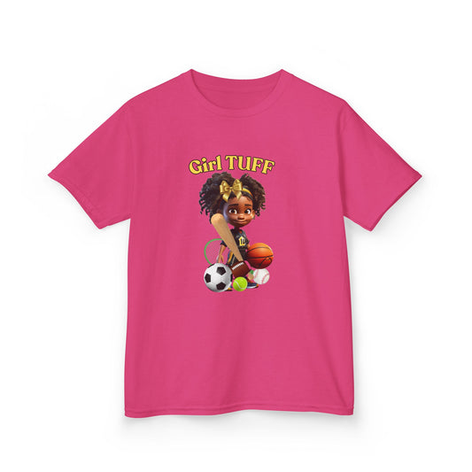Girl TUFF Kids Cotton Tee - Sporty Style