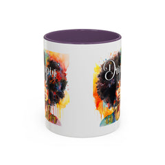 Drippin' in Color Coffee Mug - Afrocentric Drinkware for Proud Individuals