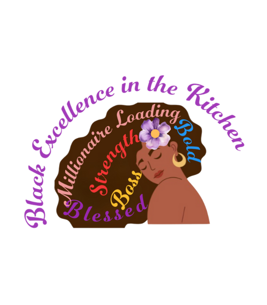 Black Excellence in the Kitchen Apron